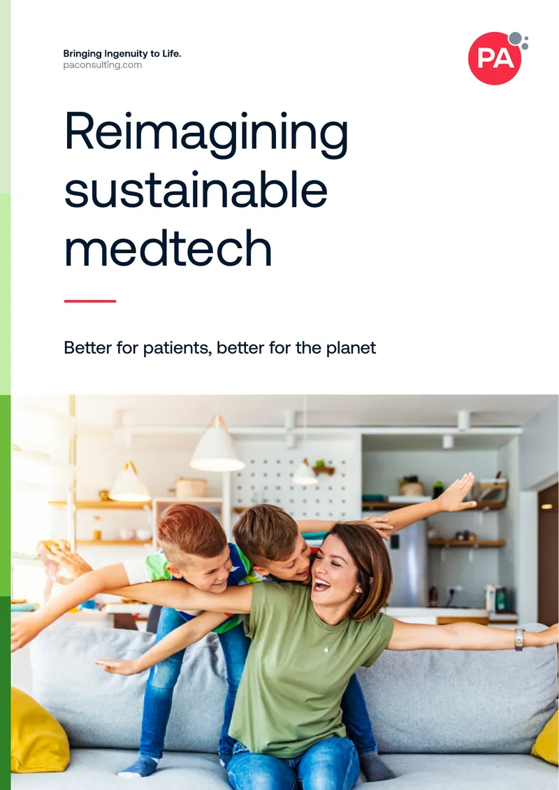 Reimagining Sustainable Medtech Strategies preview page 1