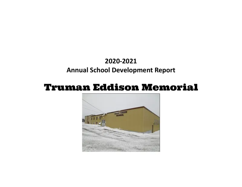 2020-2021 Annual School Development Report