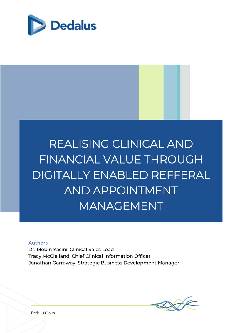 Digital Transformation in NHS Referral and Appointment Management