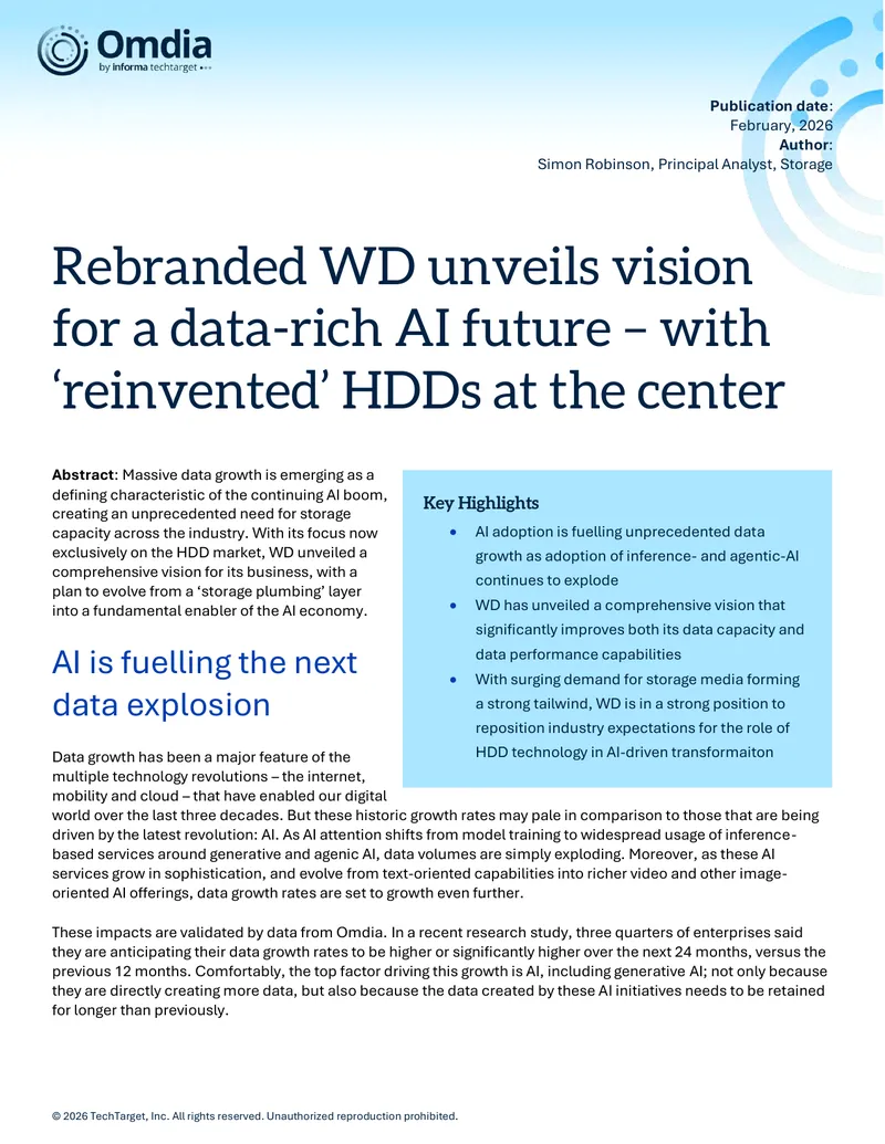 WD's Vision for AI-Driven Data Storage