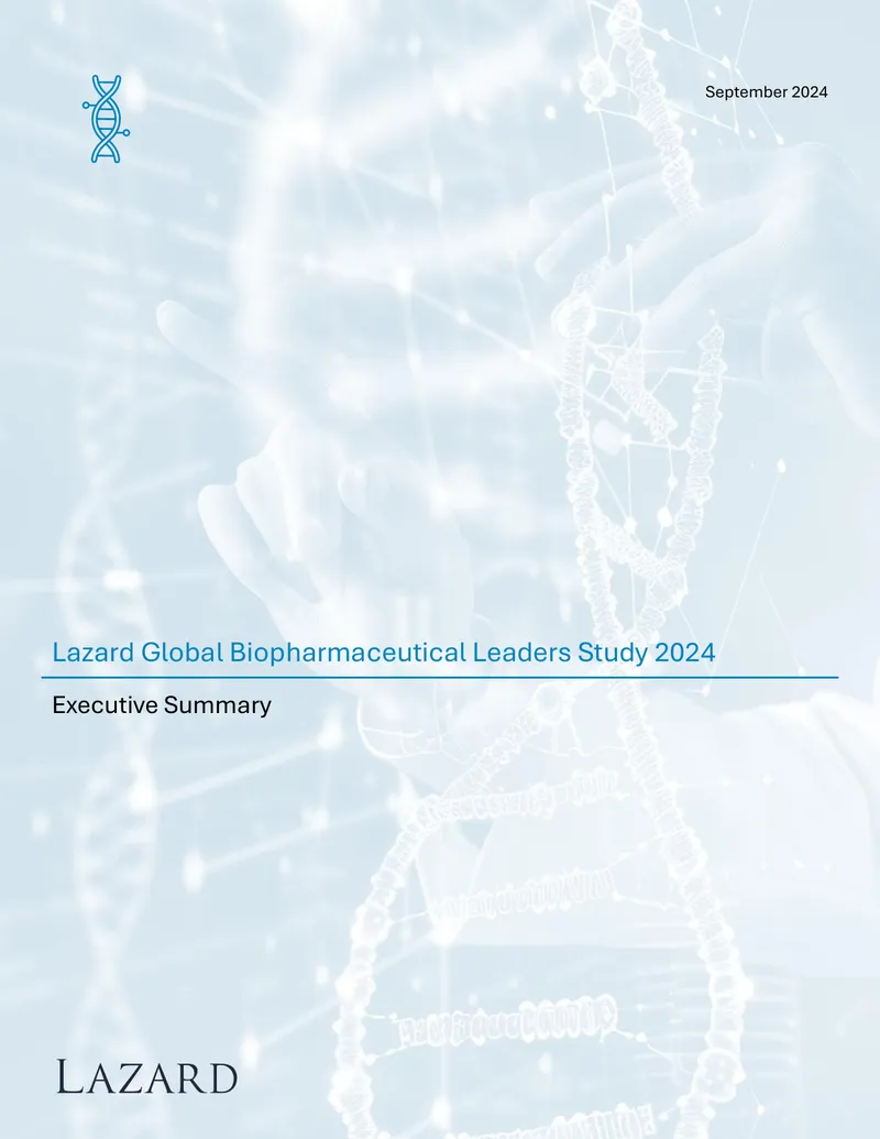 Lazard Global Biopharmaceutical Leaders Study 2024
