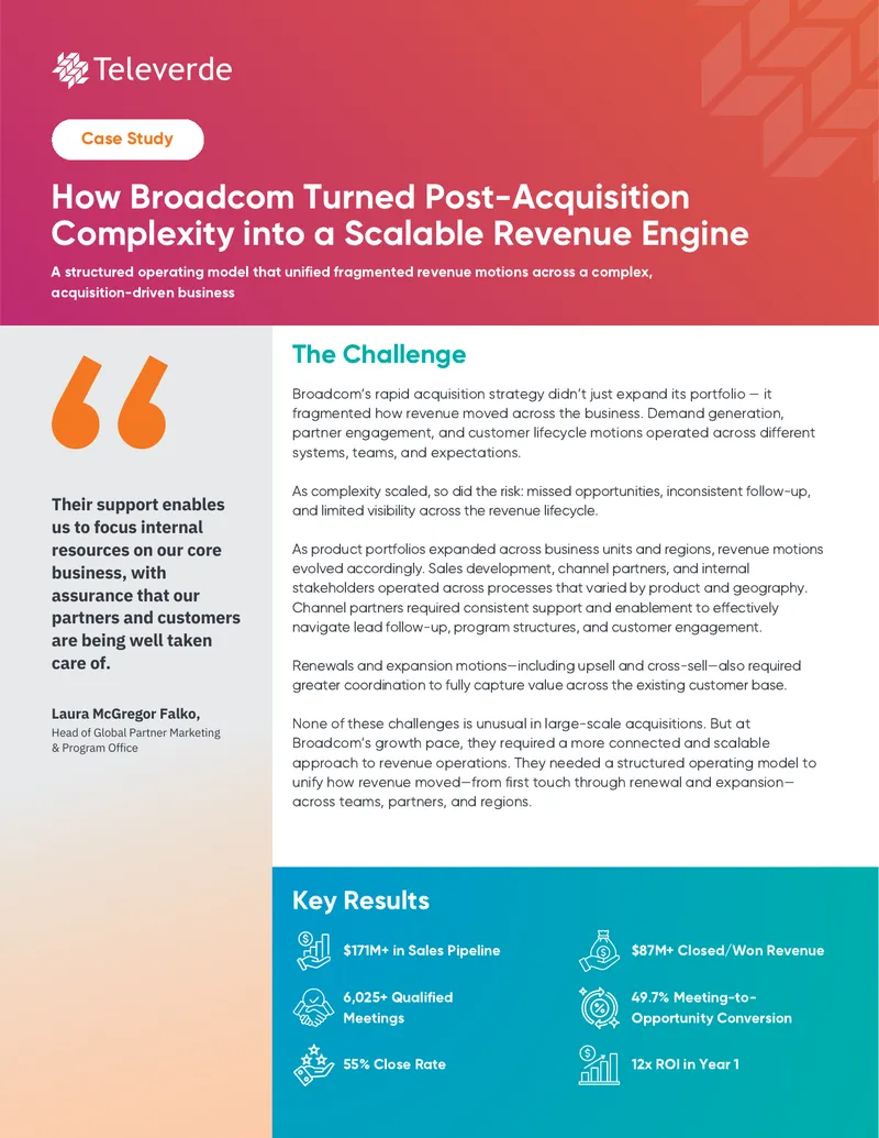 Broadcom Revenue Operations Transformation Case Study
