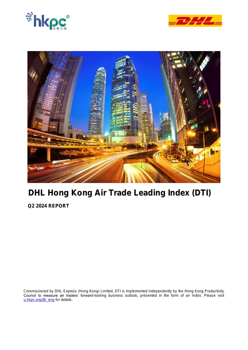 DHL Hong Kong Air Trade Leading Index Q2 2024 Report