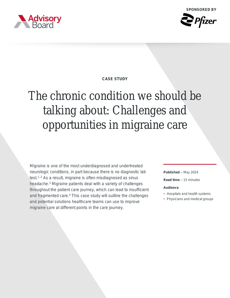 Challenges and Opportunities in Migraine Care