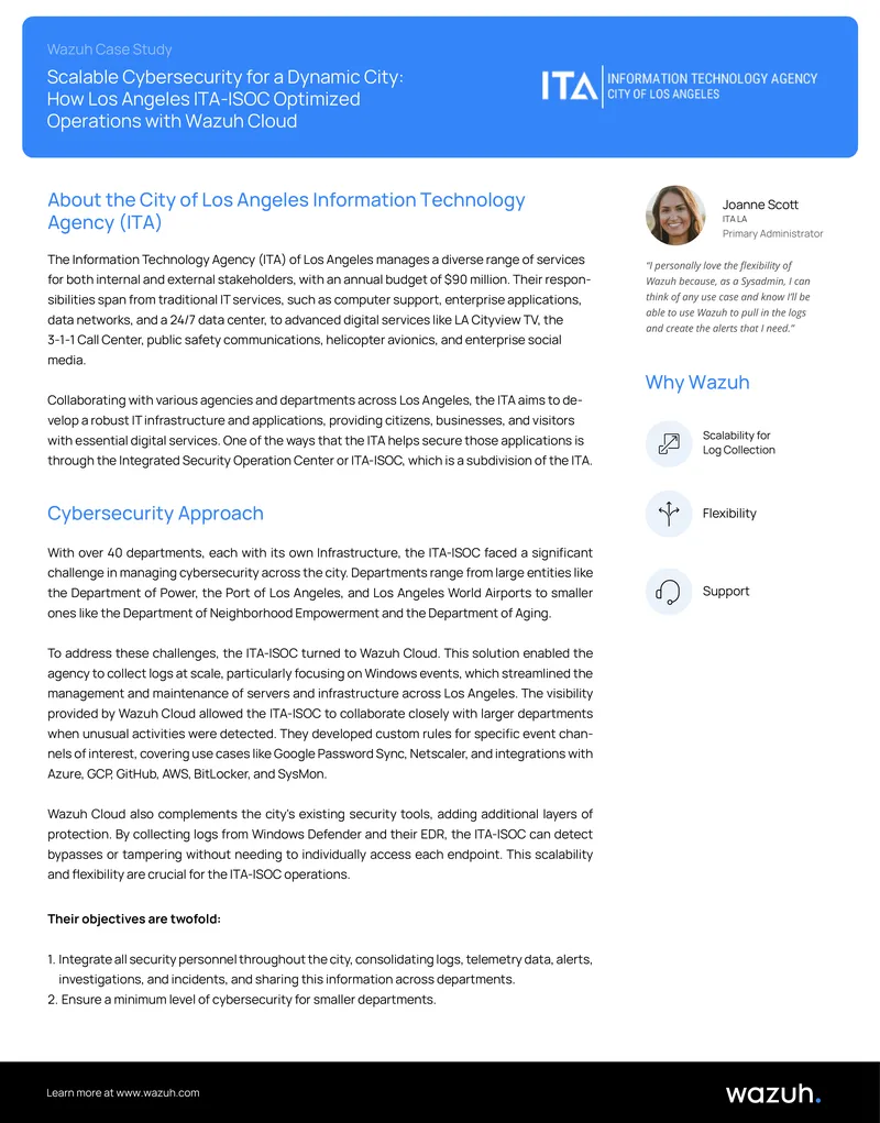 Scalable Cybersecurity Implementation in Los Angeles