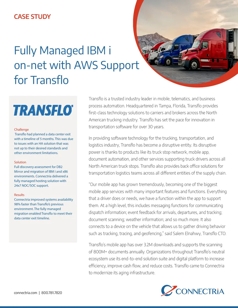 Transflo Infrastructure Modernization Case Study