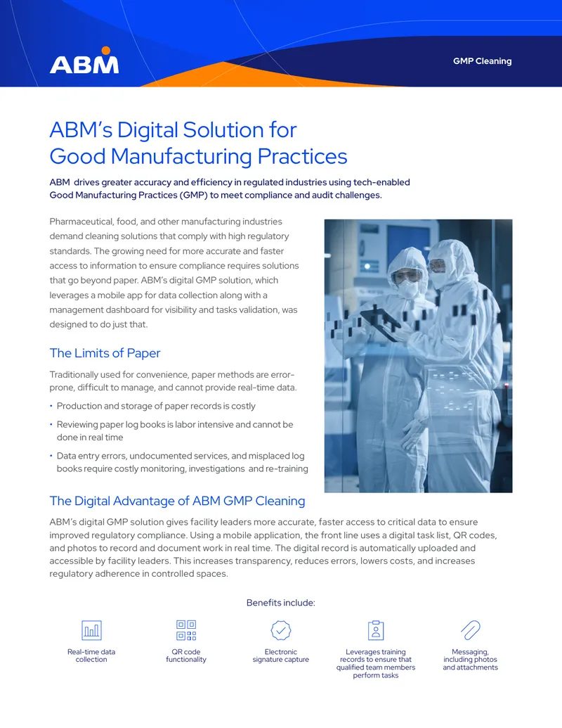 Digital Solution for Good Manufacturing Practices