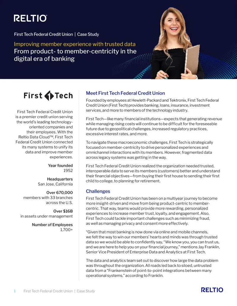 First Tech Federal Credit Union Case Study