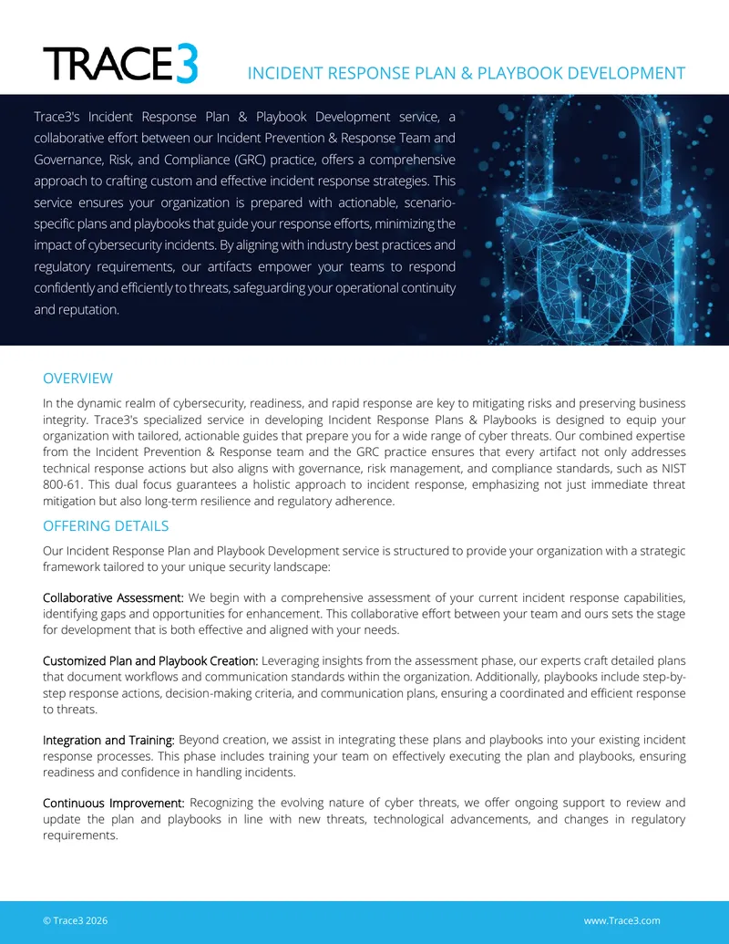 Incident Response Plan and Playbook Development Guide