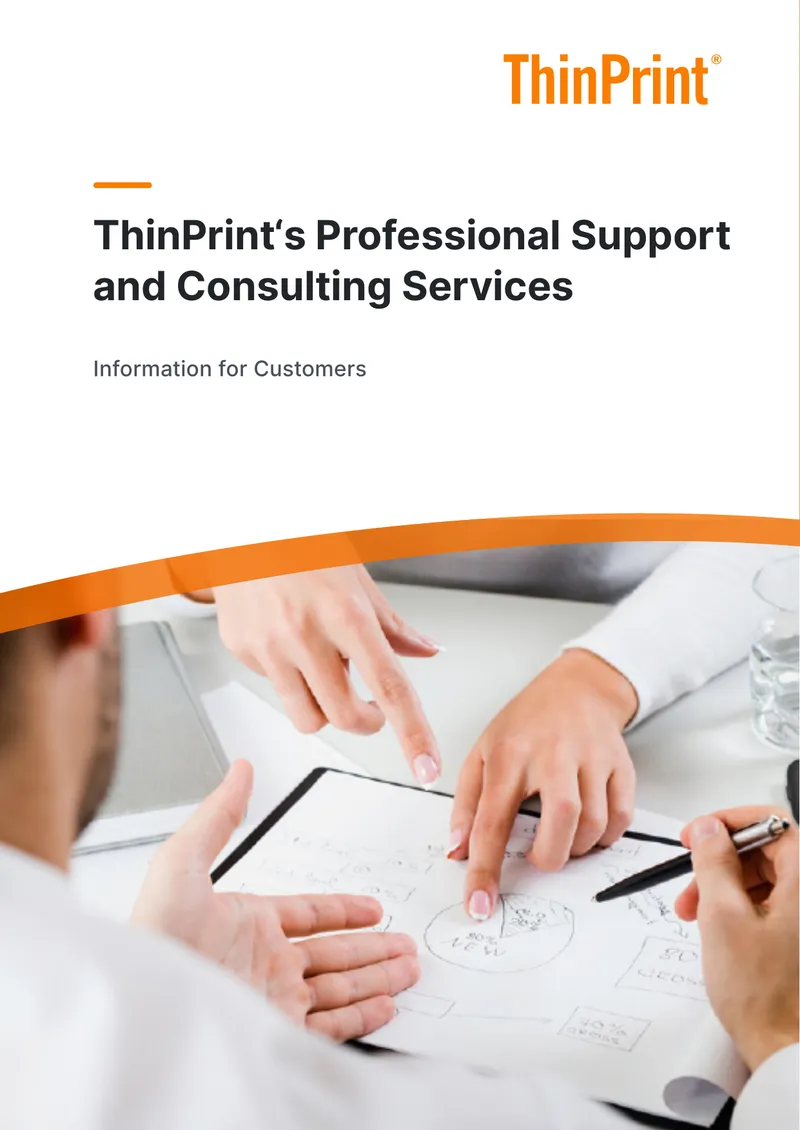 ThinPrint Professional Support and Consulting Services