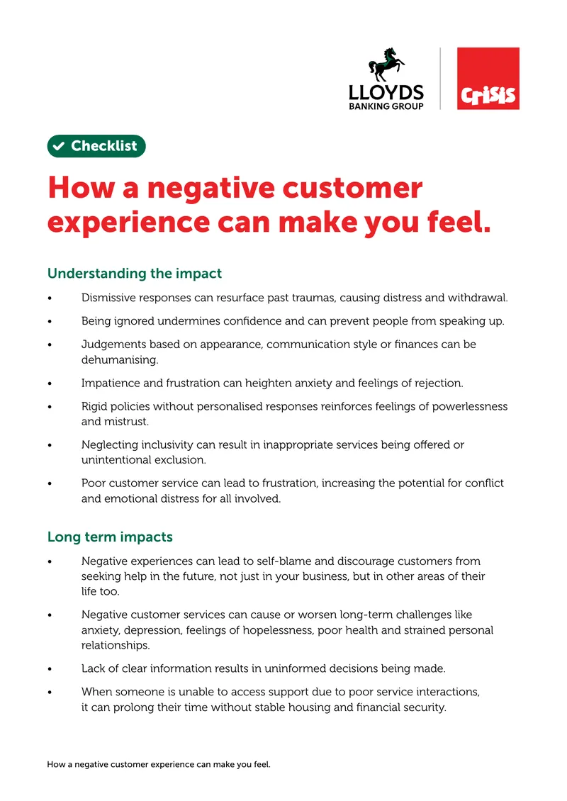 Impact of Negative Customer Experiences