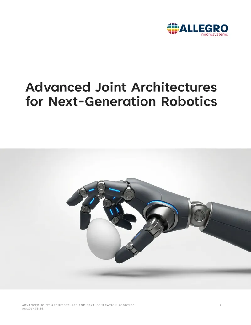 Advanced Joint Architectures for Next-Generation Robotics