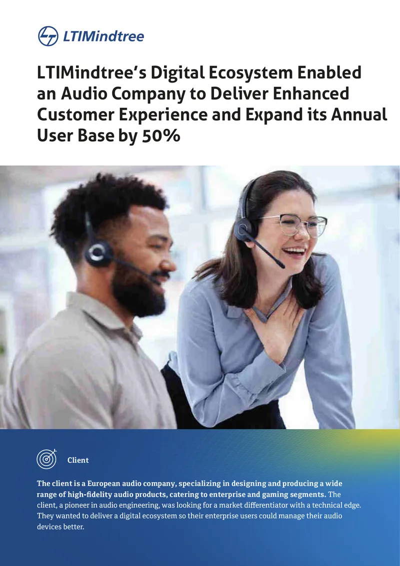 Digital Ecosystem Development for Audio Company preview page 1