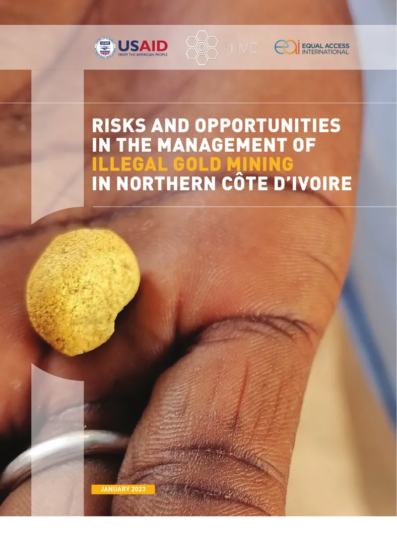 Risks and Opportunities in Illegal Gold Mining Management