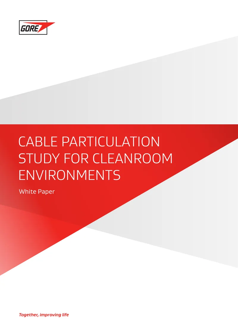Cable Particulation Study for Cleanroom Environments