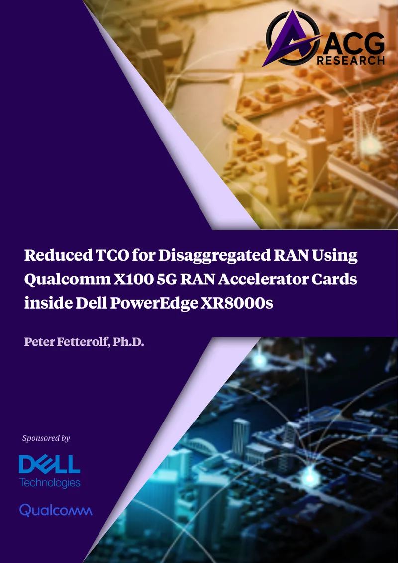 Reduced TCO for Disaggregated RAN Using Qualcomm X100 Accelerator Cards