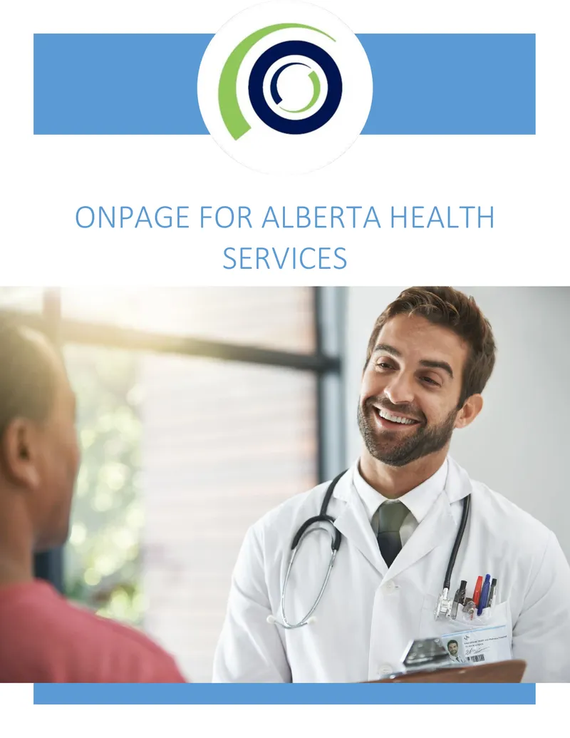 OnPage Implementation for Alberta Health Services