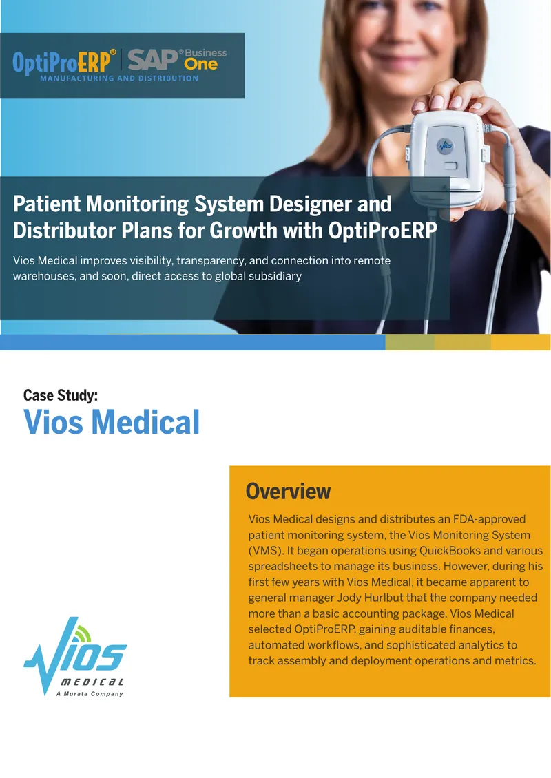 Vios Medical Case Study on ERP Implementation