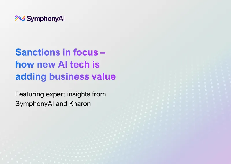 AI Technologies in Sanctions Compliance Management