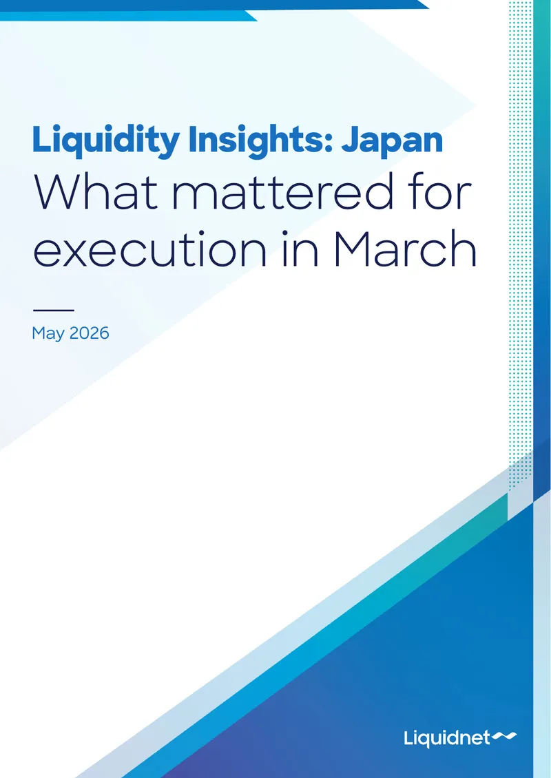 Liquidity Dynamics in Japan's Equity Market