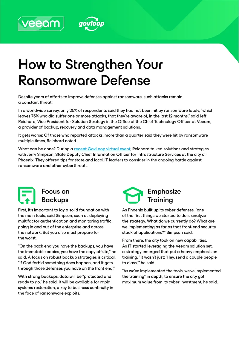 Strategies for Strengthening Ransomware Defense