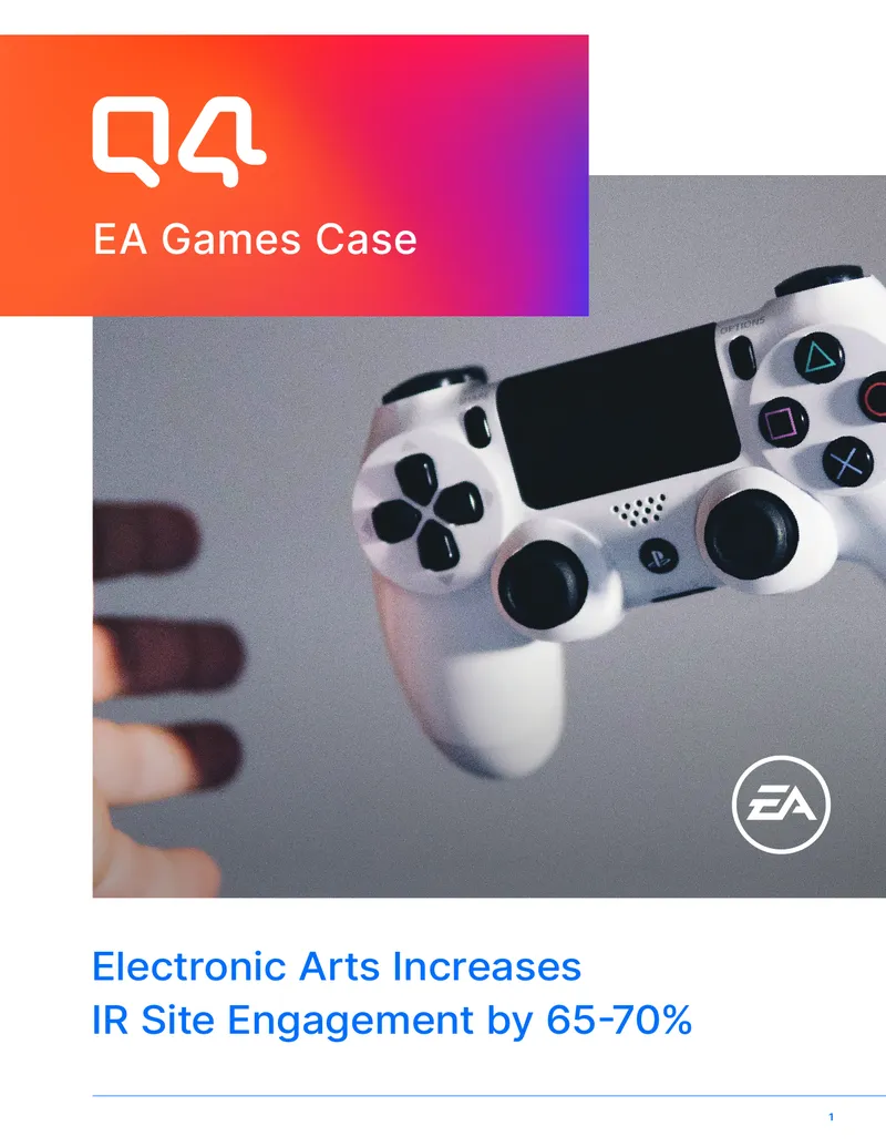 Electronic Arts Investor Relations Website Case Study