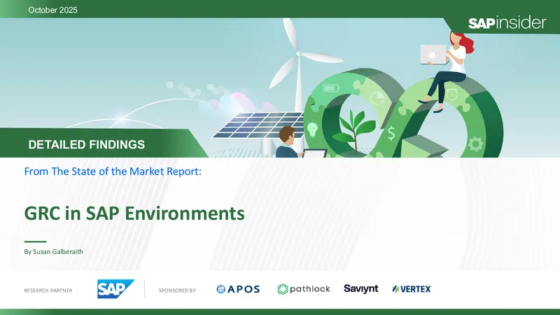 State of the Market Report on GRC in SAP Environments