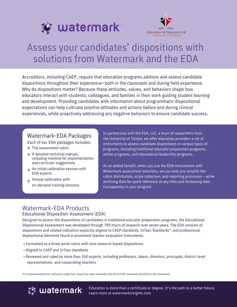 Educational Disposition Assessment Framework