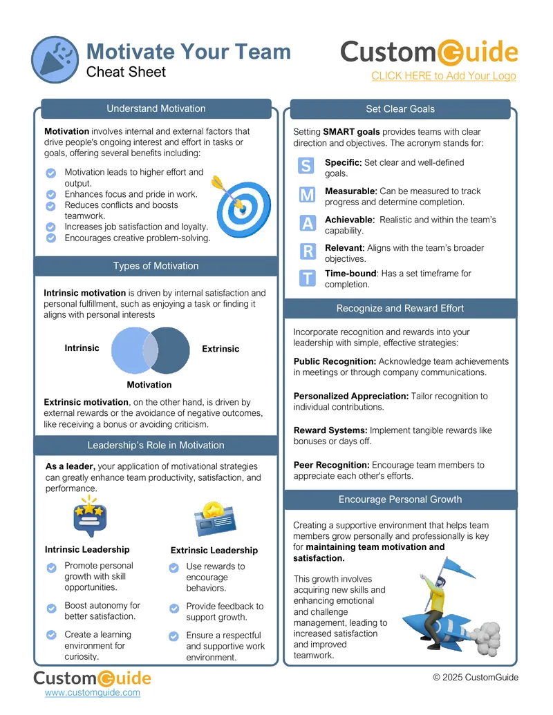 Motivational Strategies for Team Leadership