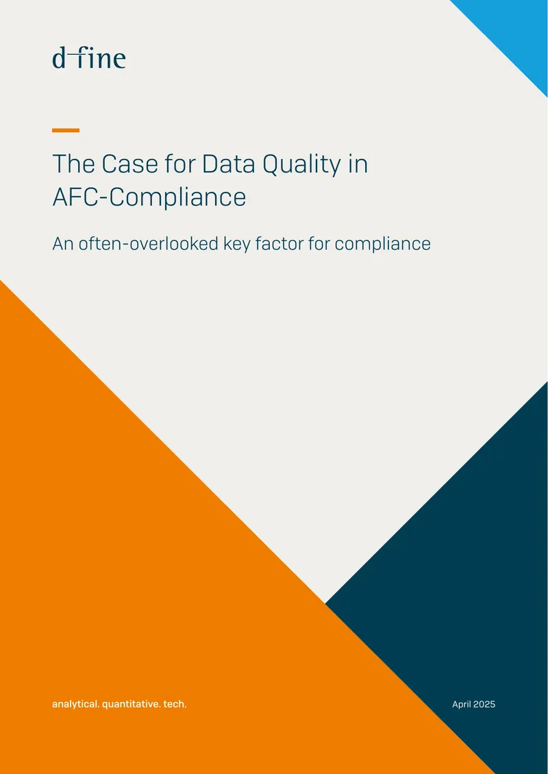 The Case for Data Quality in AFC-Compliance