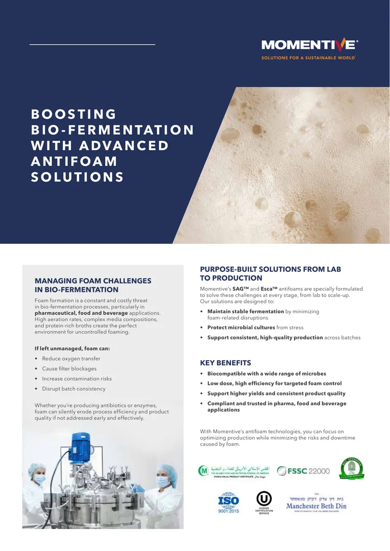 Managing Foam Challenges in Bio-Fermentation Processes