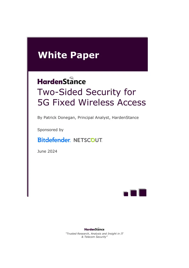 Two-Sided Security for 5G Fixed Wireless Access