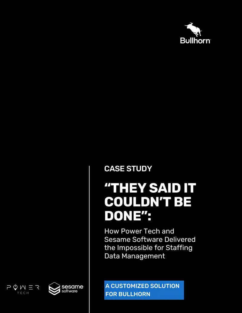Customized Staffing Data Management Solution Case Study