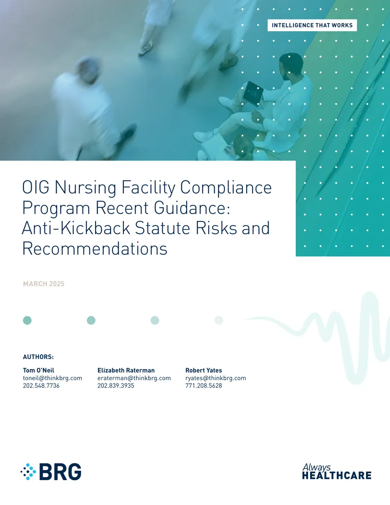 OIG Nursing Facility Compliance Program Guidance