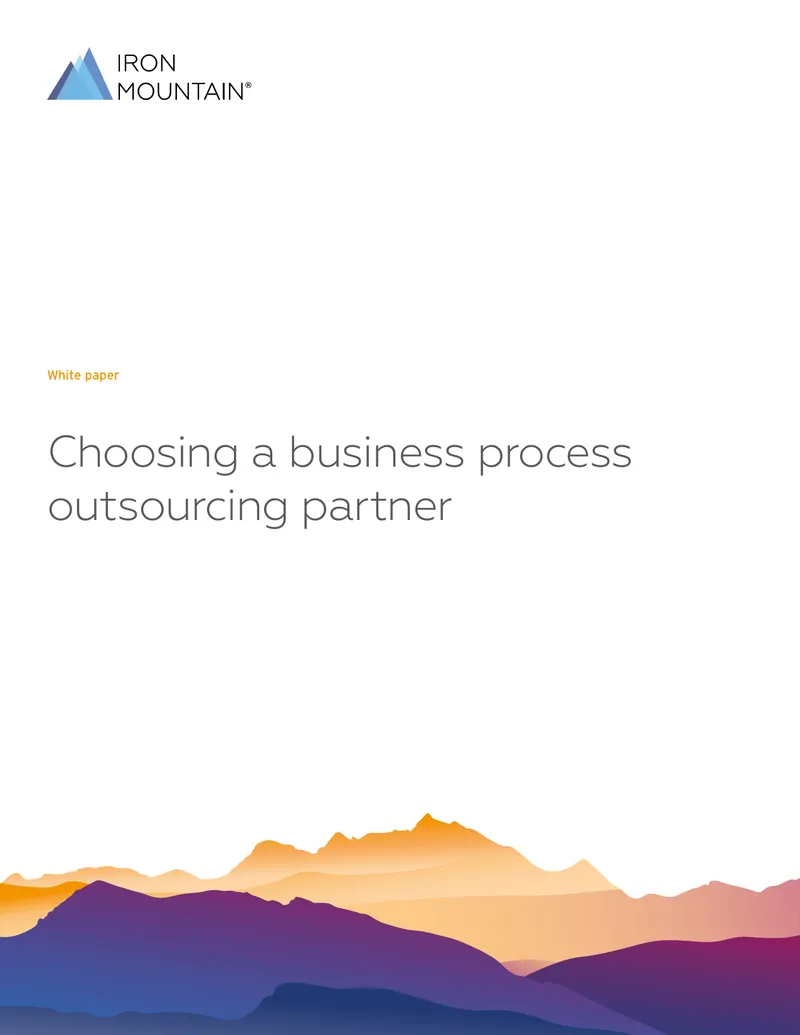 Choosing a Business Process Outsourcing Partner