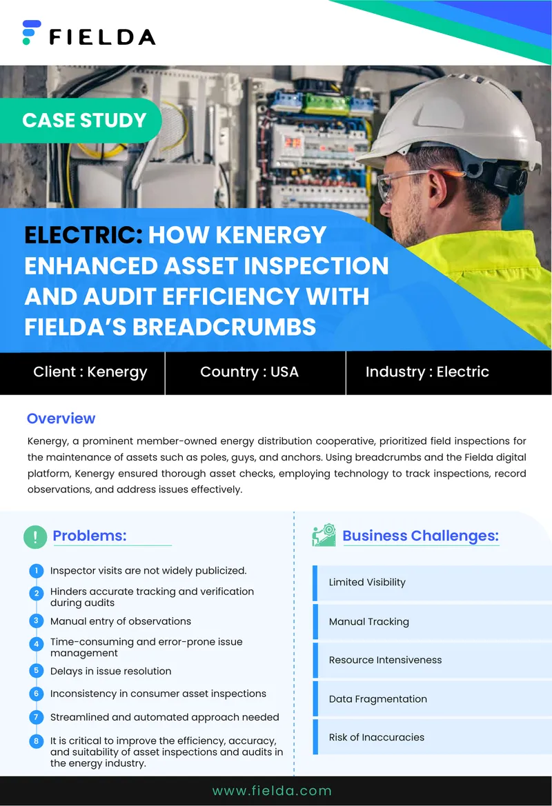 Kenergy Case Study on Asset Inspection Efficiency