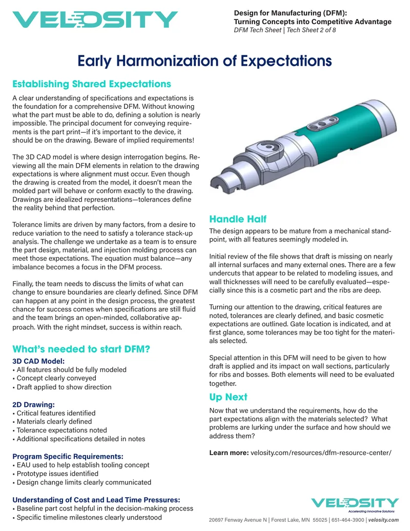 Design for Manufacturing DFM Technical Guide