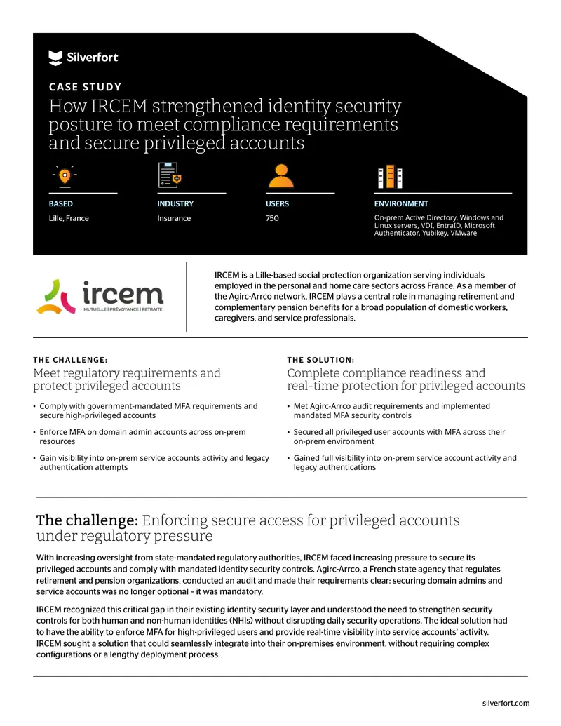 IRCEM Identity Security Compliance Case Study