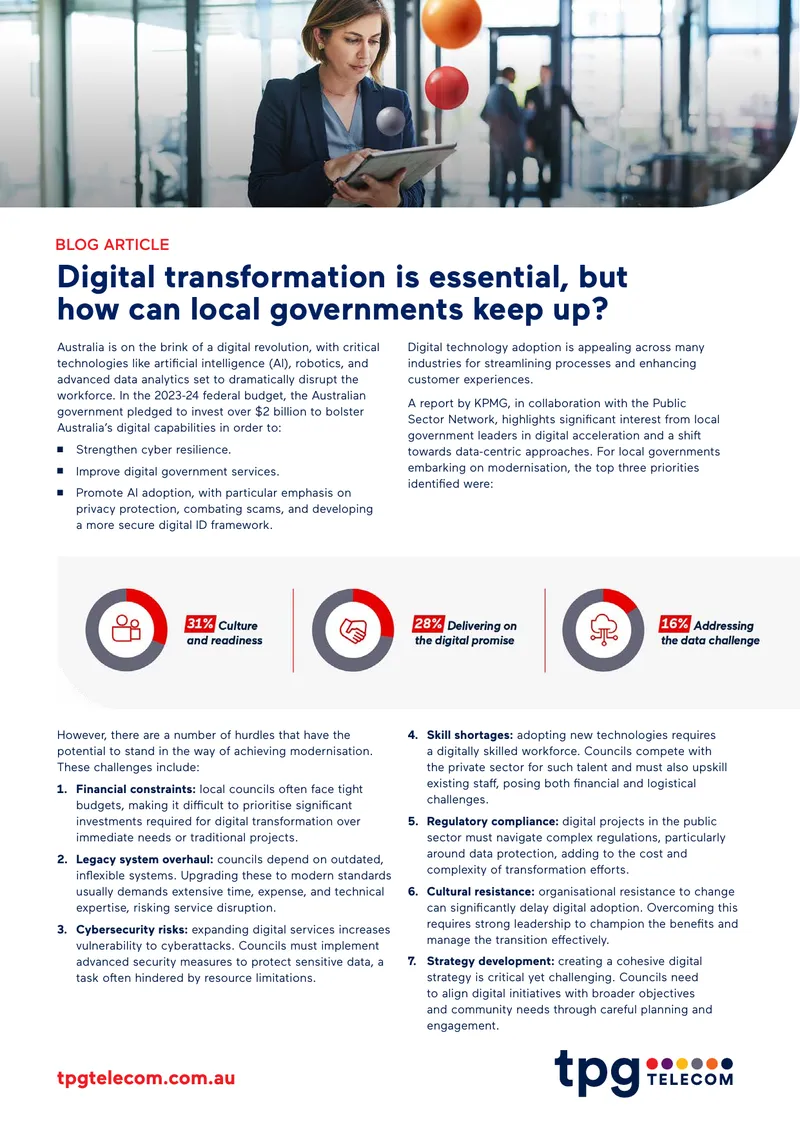 Digital Transformation Challenges for Local Governments