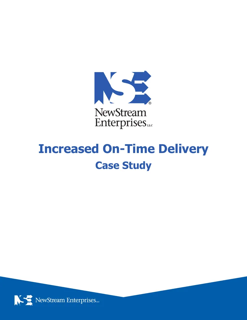 Increased On-Time Delivery Case Study