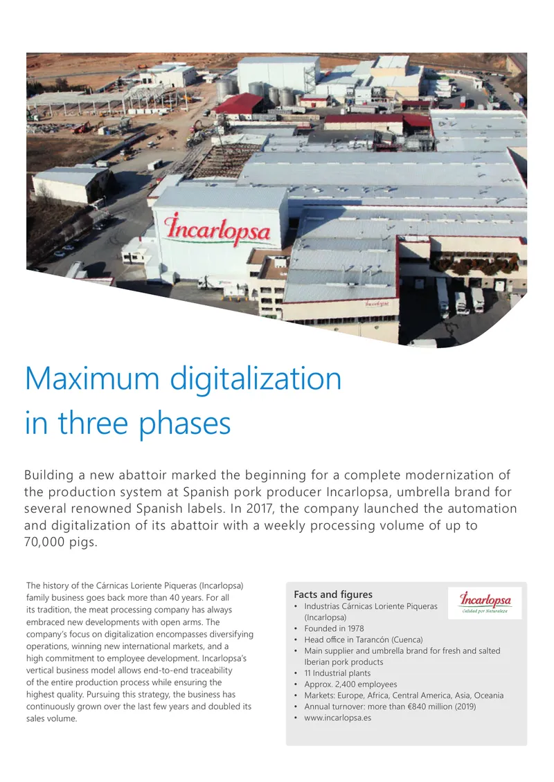 Digitalization and Automation in Meat Processing
