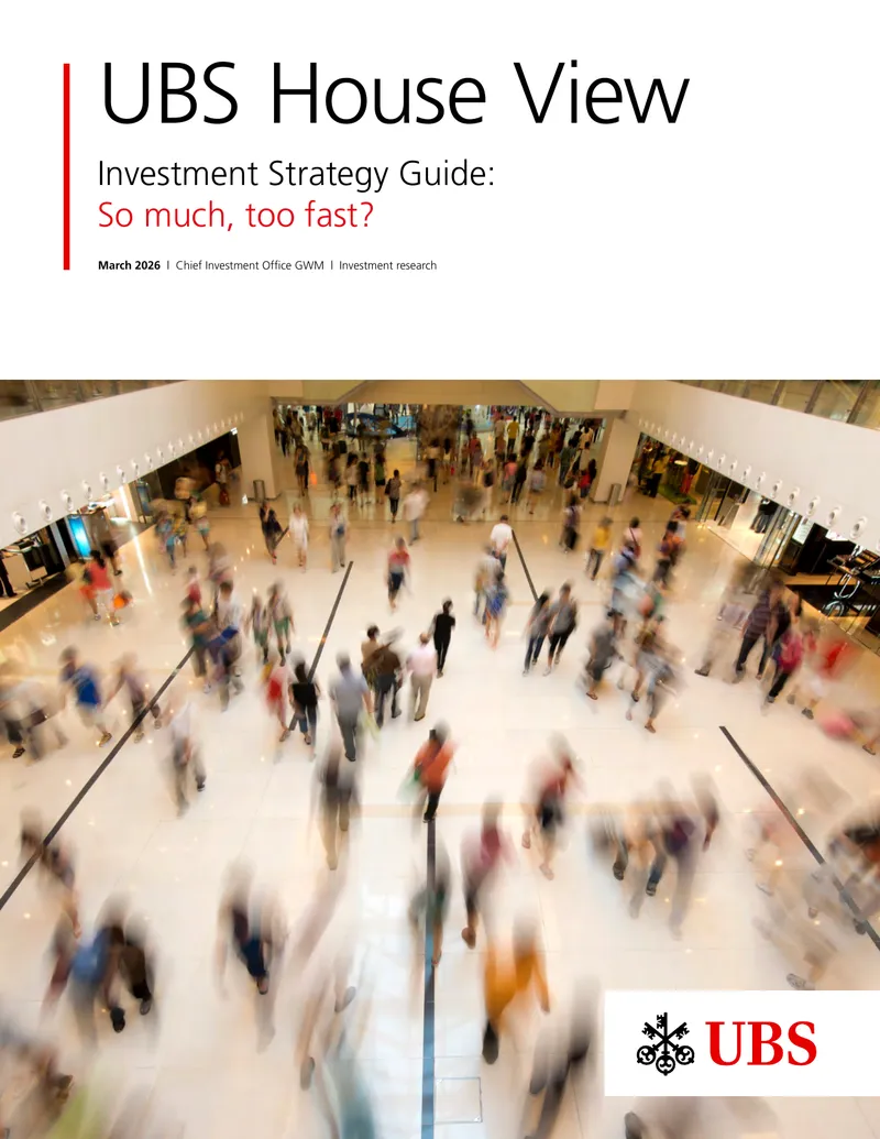 UBS House View Investment Strategy Guide March 2026
