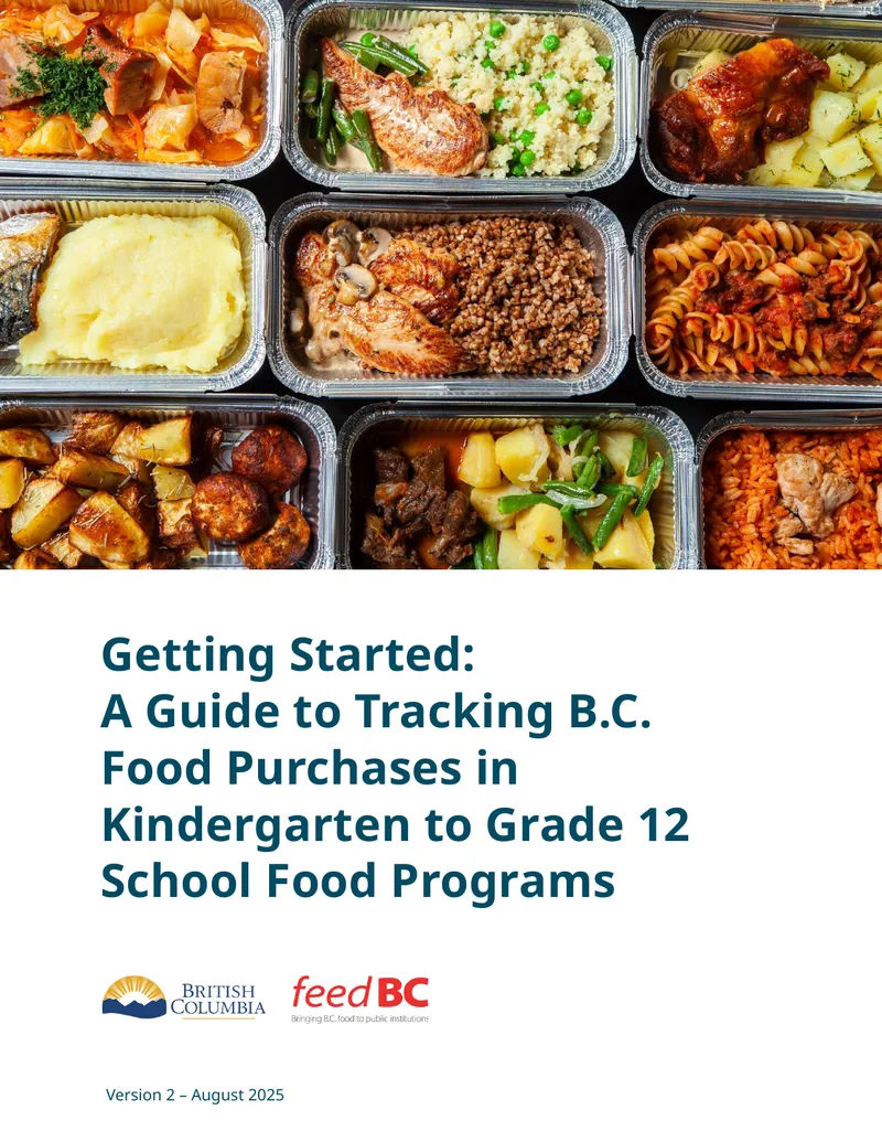 Guide to Tracking B.C. Food Purchases in Schools