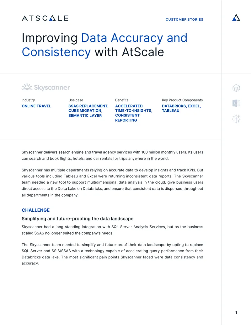 Improving Data Accuracy and Consistency with AtScale