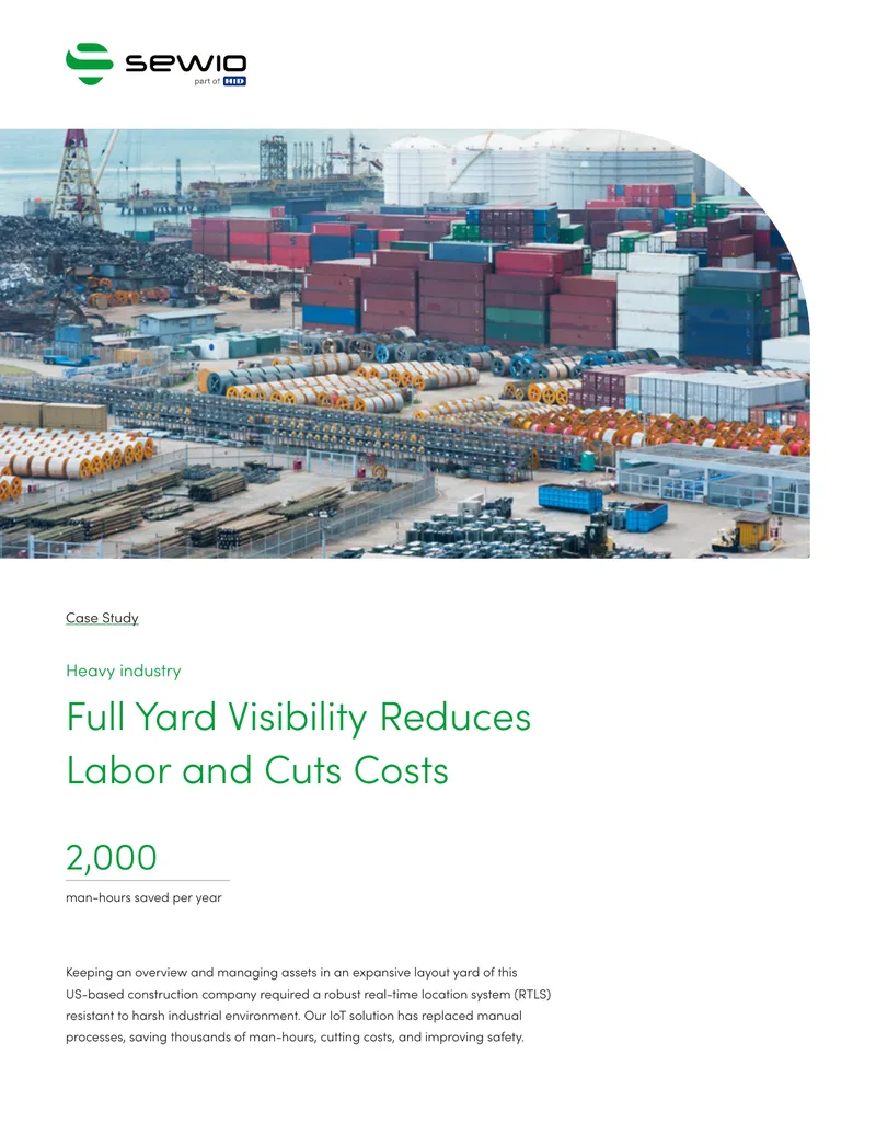Full Yard Visibility with Real-Time Location System