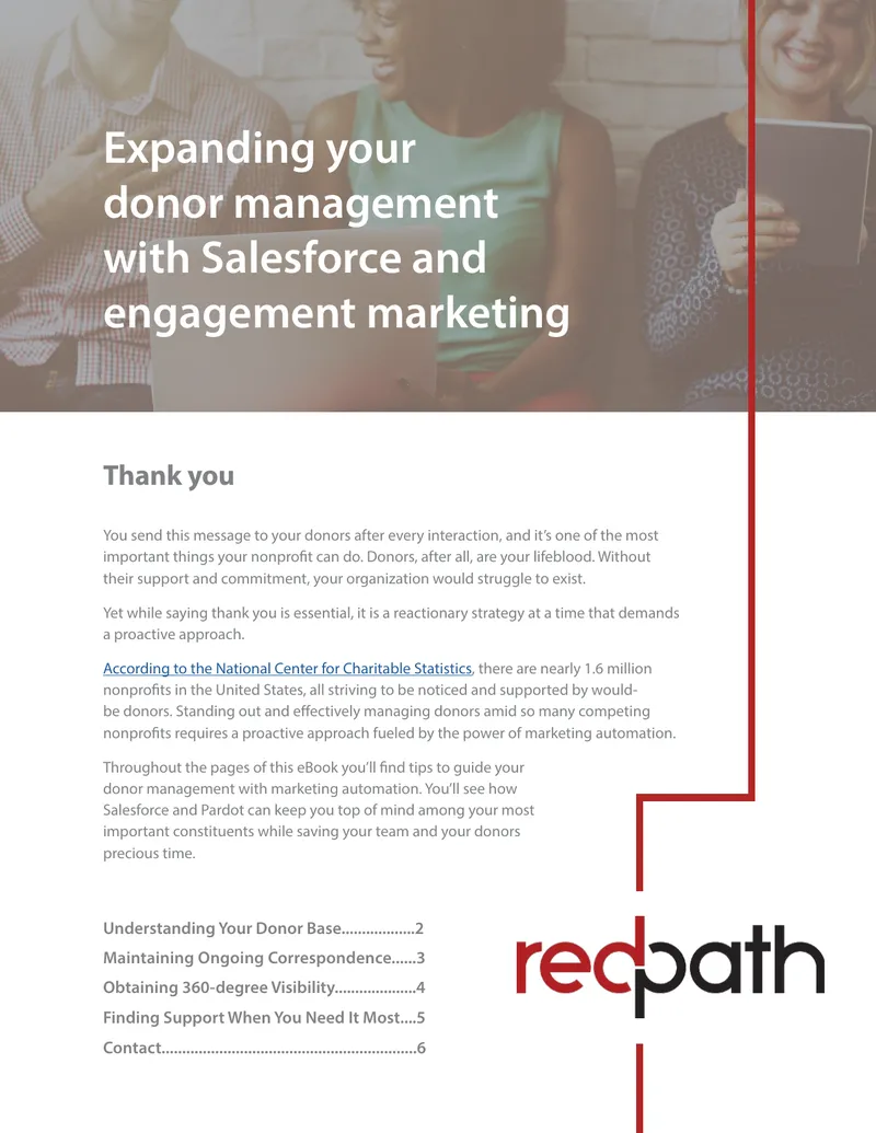 Donor Management Strategies with Salesforce and Marketing Automation