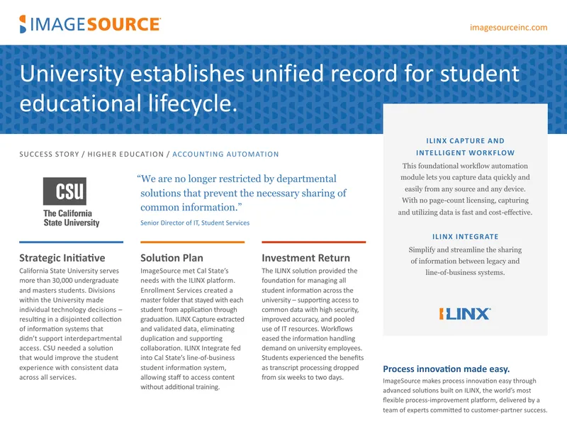 California State University Student Information Management