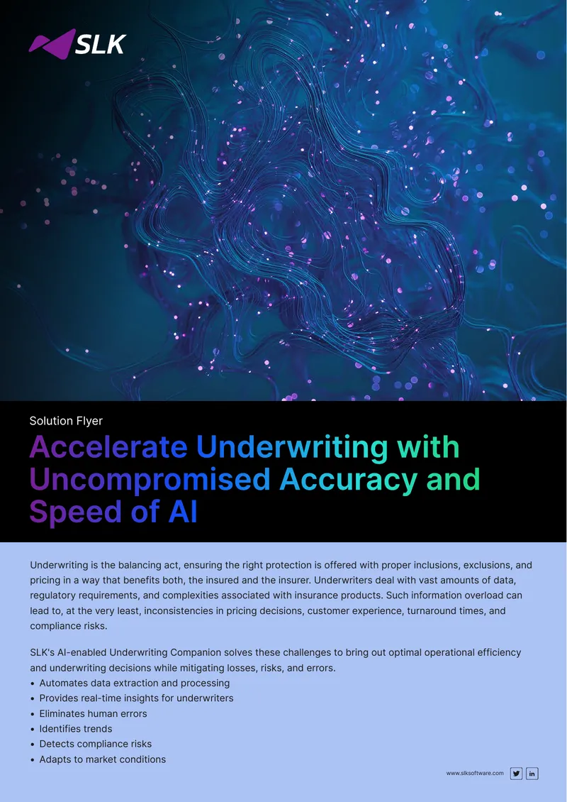 AI-Enabled Underwriting Companion Solution Overview