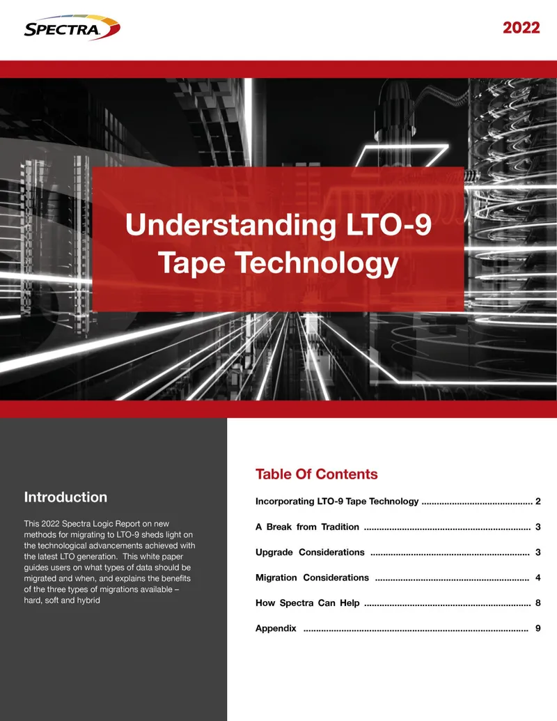 New Methods for Migrating to LTO-9 Tape Technology