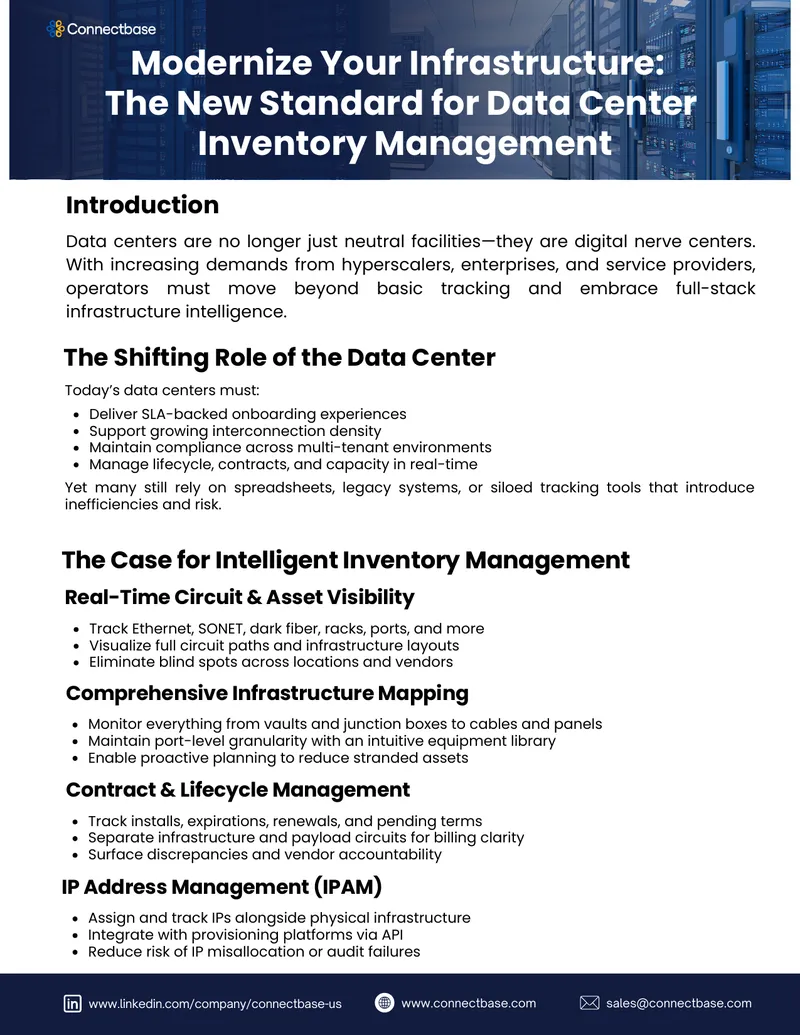 Modern Inventory Management for Data Centers